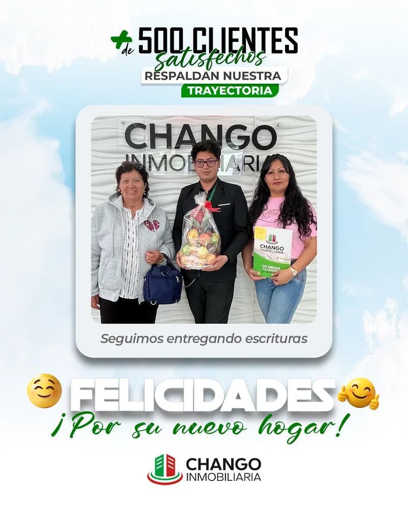 Cliente satisfecho 1 de Chango Inmobiliaria