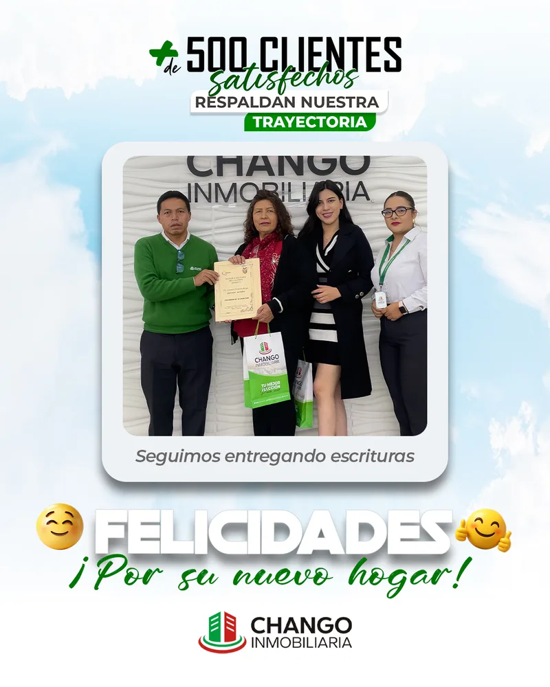 Cliente satisfecho 3 de Chango Inmobiliaria