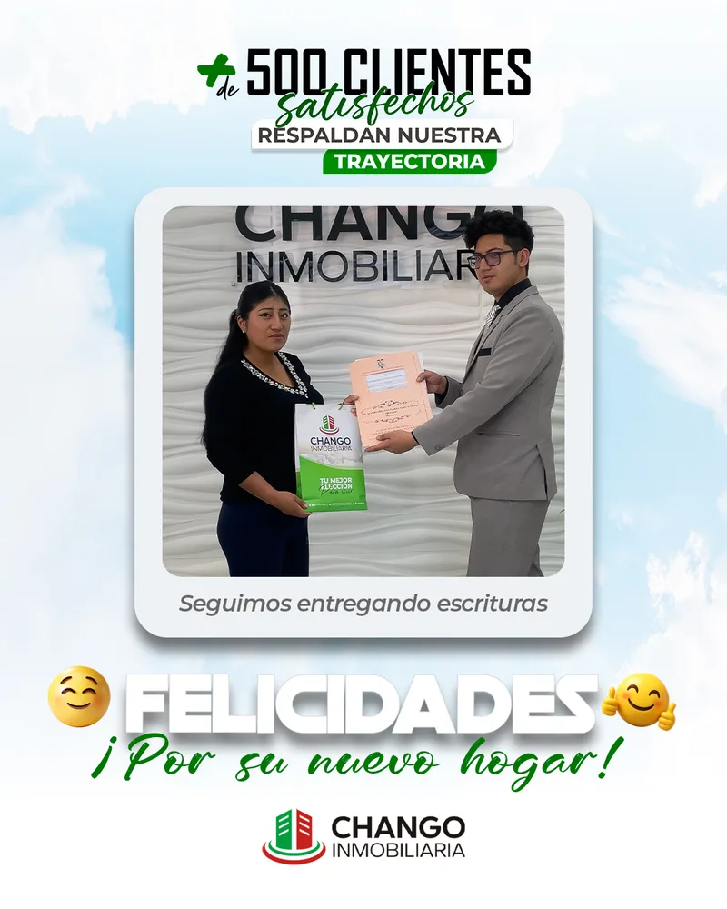 Cliente satisfecho 5 de Chango Inmobiliaria